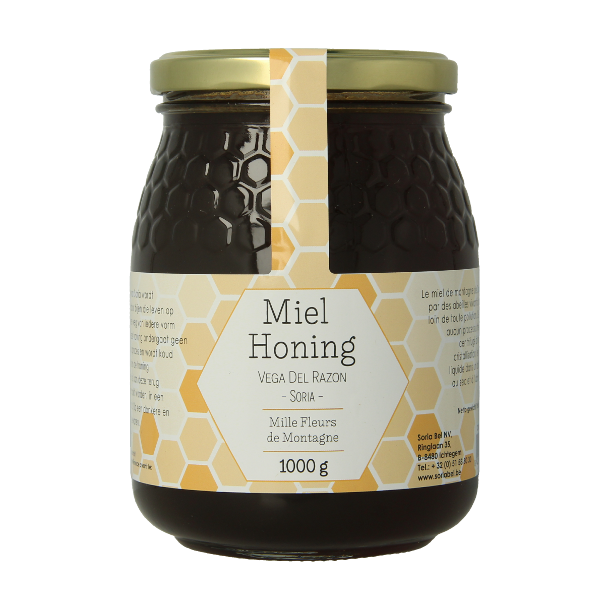 Soria Natural Berghoning miel aromatica 1.00 Kilogram