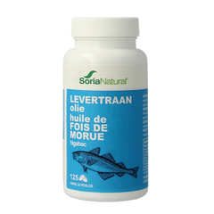 Soria Natural Higabac levertraanolie 125 Softgels