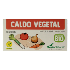 Soria Natural Bouillonblokjes plantaardig bio 10 Stuks