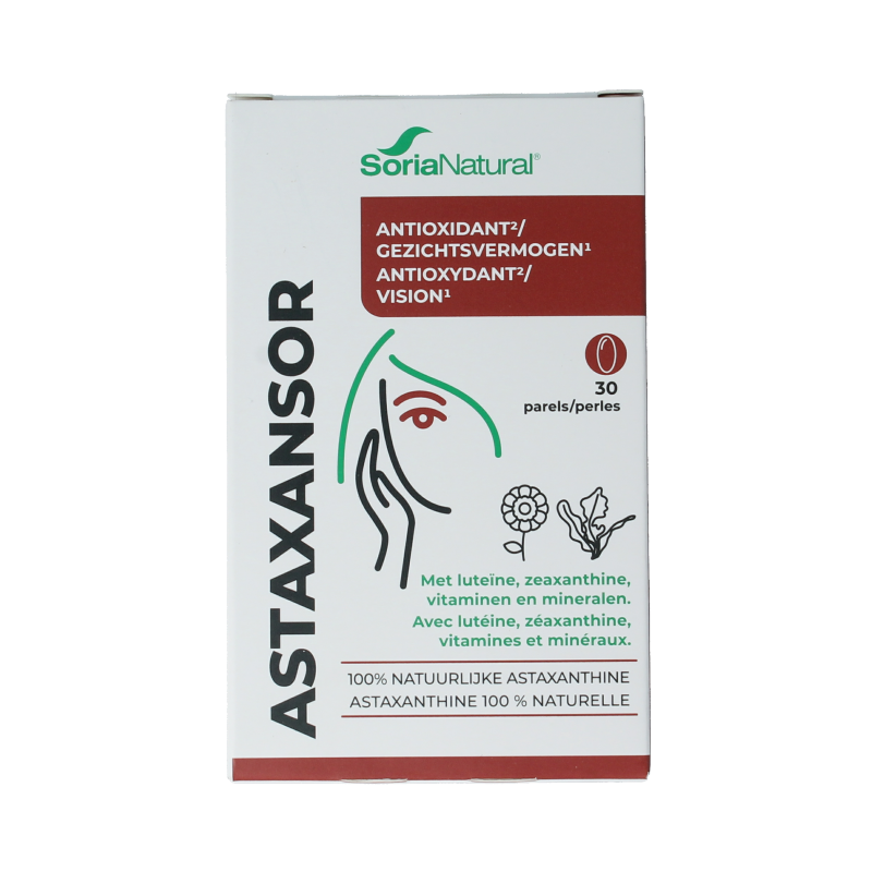 Soria Natural Astaxansor parels 30 Stuks