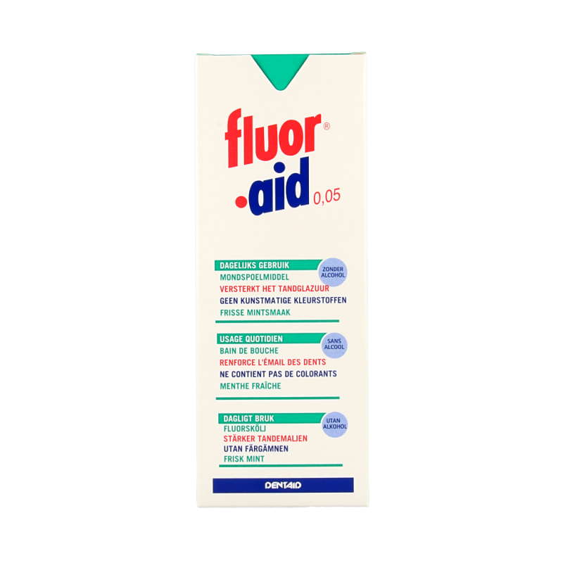 Fluor Aid Mondspoelmiddel 0.05 500 Milliliter
