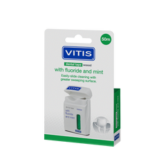 Vitis Tape waxed fluor mint groen 50 meter 1.00 Stuks