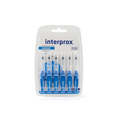 Interprox Conical 1.7 blauw 6 Stuks