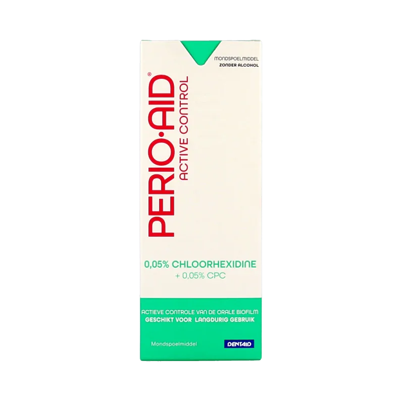 Perio Aid Active Control mondspoelmiddel 0.05% CHX 500 Milliliter