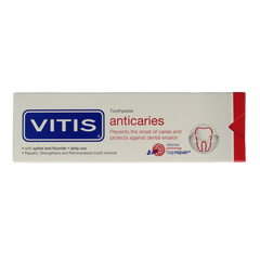 Vitis Tandpasta anti caries 75.00 Milliliter