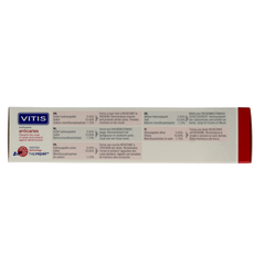 Vitis Tandpasta anti caries 75.00 Milliliter