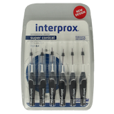 Interprox Super ragers conical donker blauw 6.00 Stuks