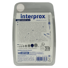 Interprox Super ragers conical donker blauw 6 Stuks