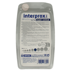 Interprox Plus ragers super conical donker blauw 4.00 Stuks