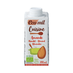 Ecomil Almondcuisine sugar free bio 200.00 Milliliter