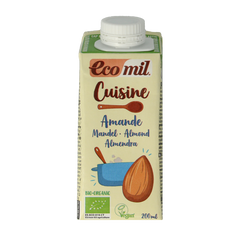 Ecomil Cuisine amandel bio 200.00 Milliliter