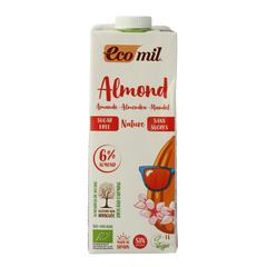 Ecomil Amandeldrank naturel suikervrij bio 1.00 Liter