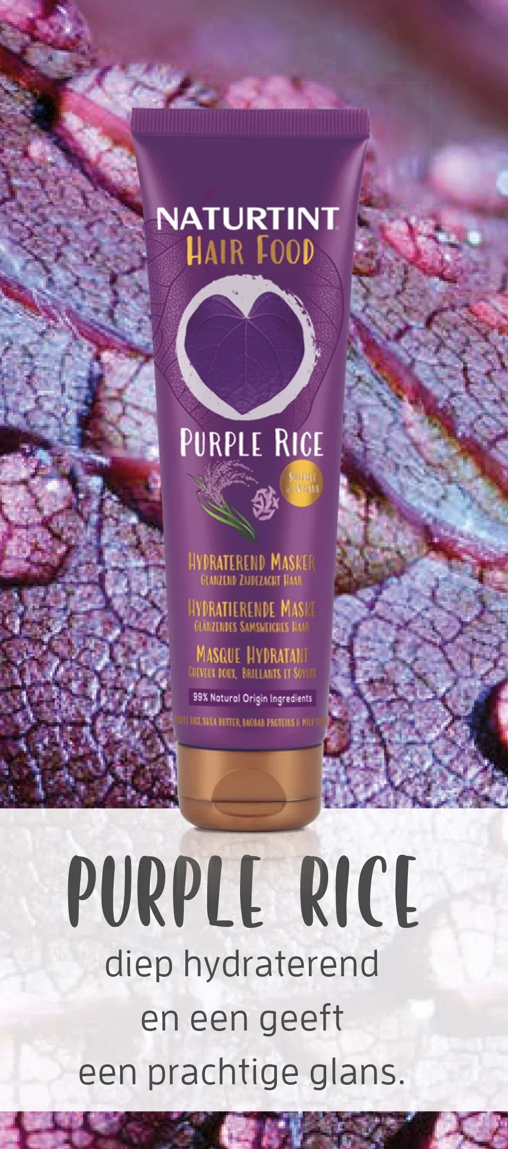 Naturtint Hairfood purple rice masker 150 Milliliter