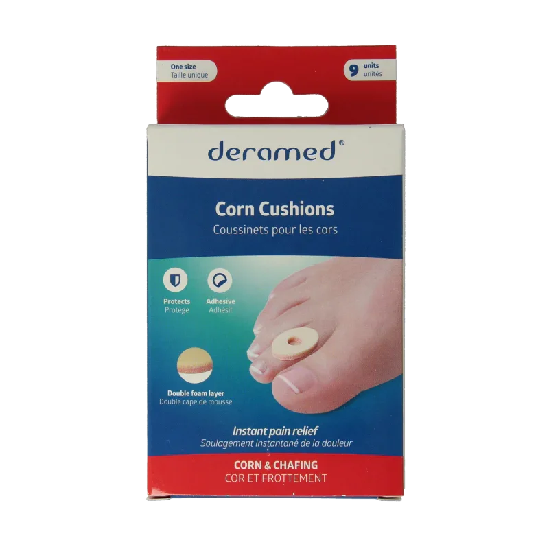 Deramed Likdoorn anti druk ring 3mm one size 9 Stuks
