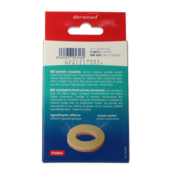 Deramed Eeltknobbel anti druk ring 3mm 4 Stuks
