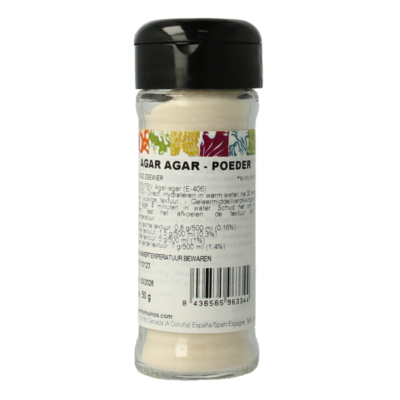 Porto Muinos Agar agar poeder bio 50 Gram