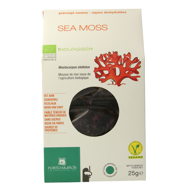 Porto-Muinos Sea moss bio 25 Gram