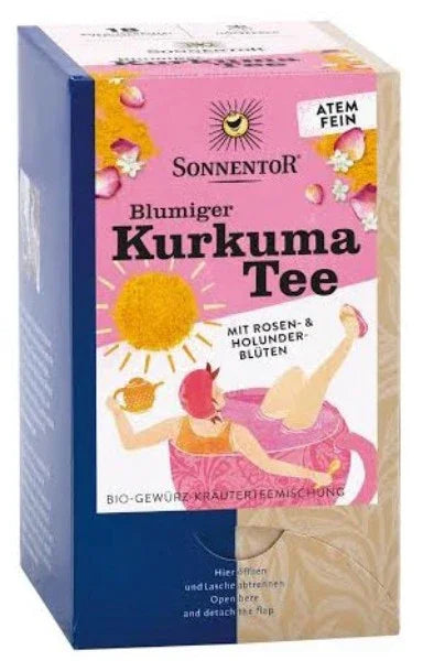 Sonnentor Bloemige kurkuma thee bio 18.00 Zakjes
