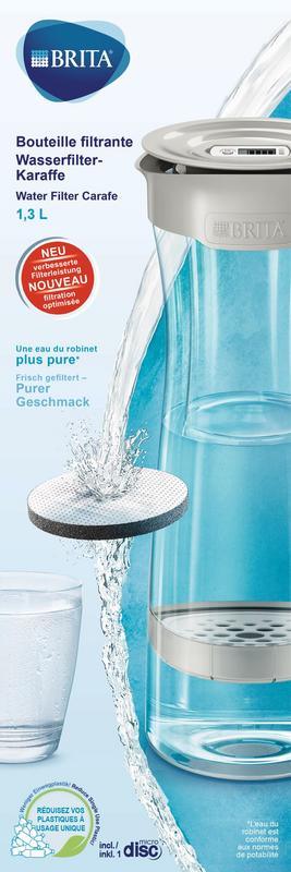Brita Waterfilterkaraf soft grey 1 Stuks