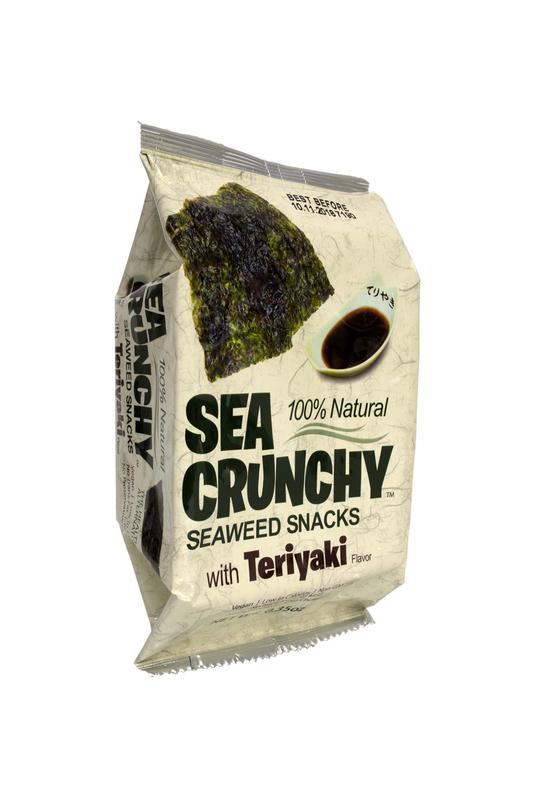 Sea Crunchy Nori zeewier snacks teriyaki 10 Gram