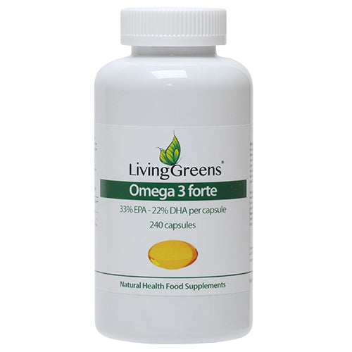 Livinggreens Omega 3 visolie forte 240.00 Capsules