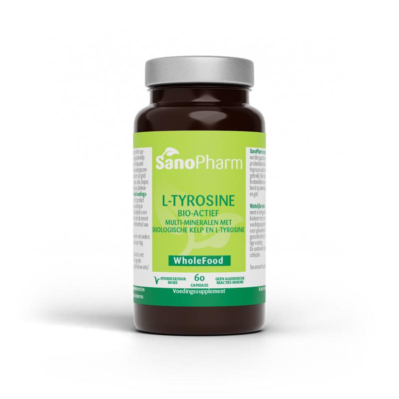 SanoPharm L-Tyrosine plus wholefood 60 Capsules