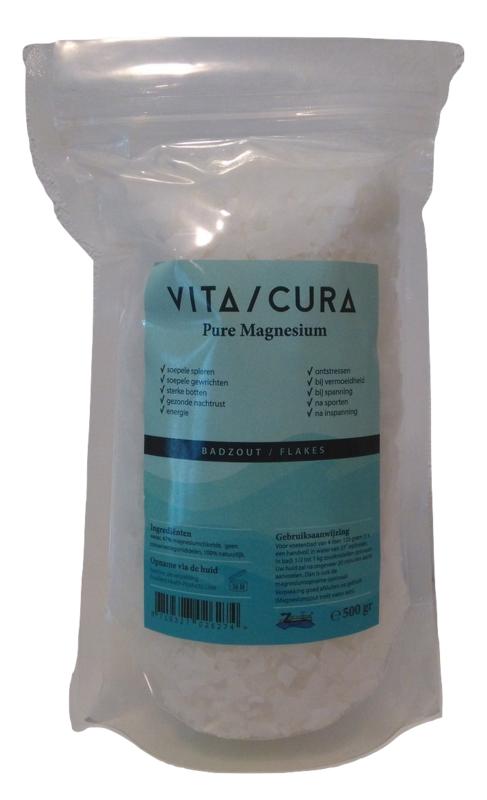 Vitacura Magnesium zout/flakes 500 Gram