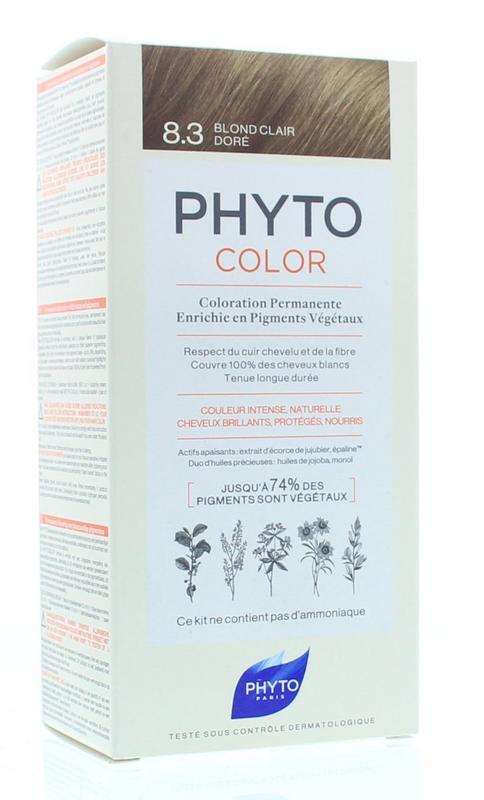 Phyto Paris Phytocolor blond clair dore 8.3 1 Stuks