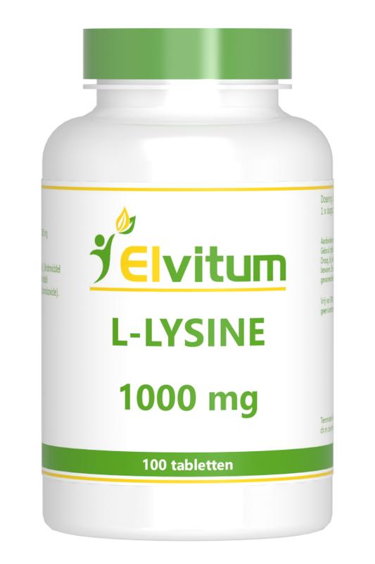 Elvitum L-Lysine 1000mg 100 Tabletten