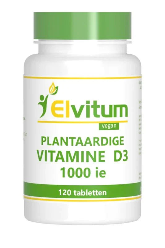 Elvitum Vitamine D3 1000IE vegan 120 Tabletten
