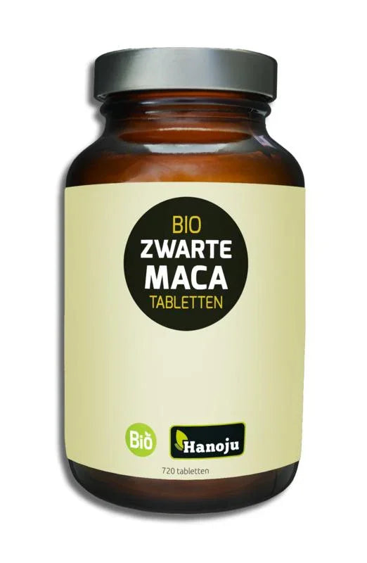 Hanoju Bio zwarte maca tabletten 720 Tabletten
