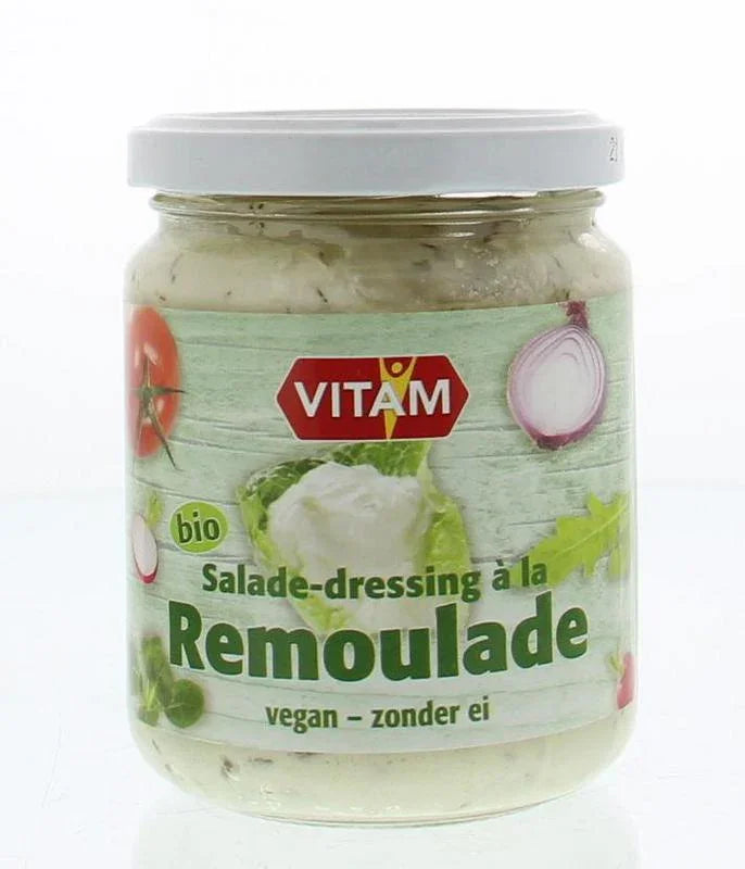 Vitam Saladedressing a la remoulade zonder ei bio 225 Milliliter