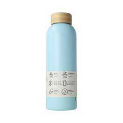 Waterdrop Roestvrijstalen drinkfles pastel turqu matt 600ml 1.00 Stuks