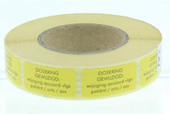 Spruyt Hillen Sticker dosering gewijzigd 1000.00 Stuks