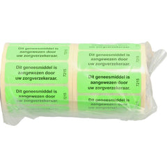 Spruyt Hillen Sticker geneesmiddel aangewezen zorgverzkereraar 1000.00 Stuks