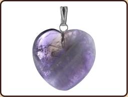 Ruben Robijn Hanger hart 20mm amethist 1 Stuks