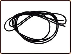 Ruben Robijn Leren koord zwart rond 1 Stuks