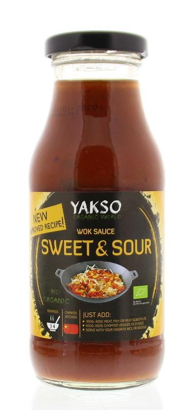 Yakso Woksaus sweet & sour bio 240.00 Milliliter