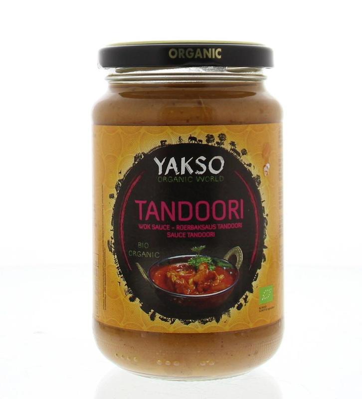 Yakso Roerbaksaus tandoori bio 350 Gram