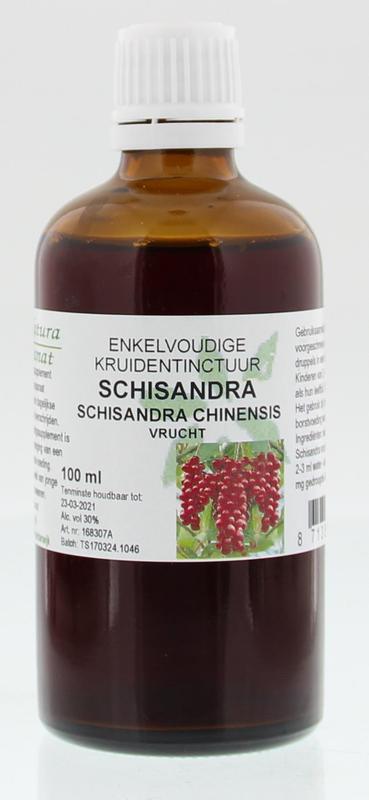 Cruydhof Schisandra chinensis fruct tinctuur 100 Milliliter