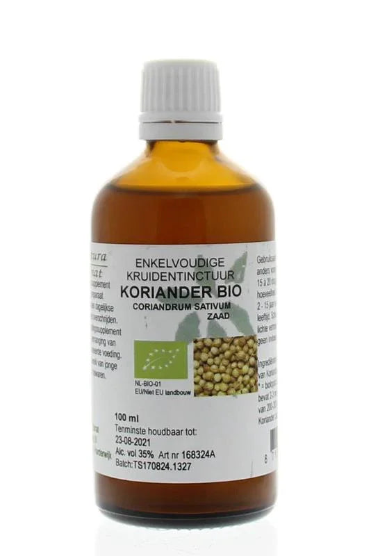 Cruydhof Coriandrum sativum / koriander tinctuur bio 100.00 Milliliter