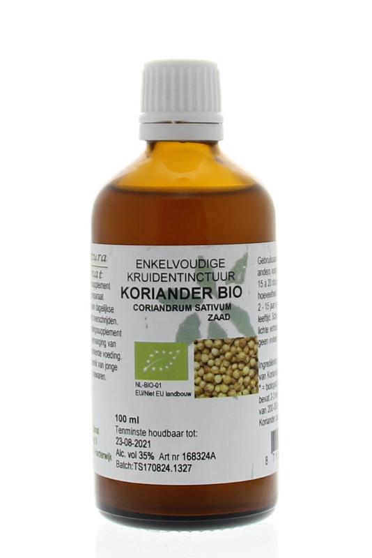 Cruydhof Coriandrum sativum / koriander tinctuur bio 100 Milliliter