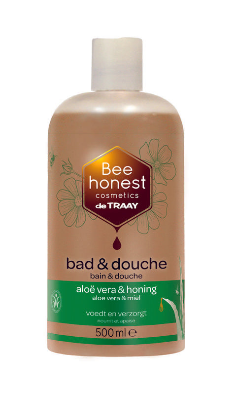 Traay Bee Honest Bad / douche aloe vera / honing 500 Milliliter