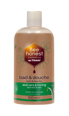 Traay Bee Honest Bad / douche aloe vera / honing 500 Milliliter