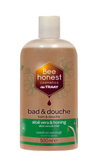 Traay Bee Honest Bad / douche aloe vera / honing 500 Milliliter