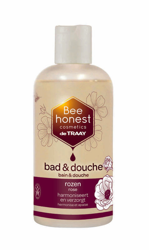 Traay Bee Honest Bad / douche rozen 500 Milliliter