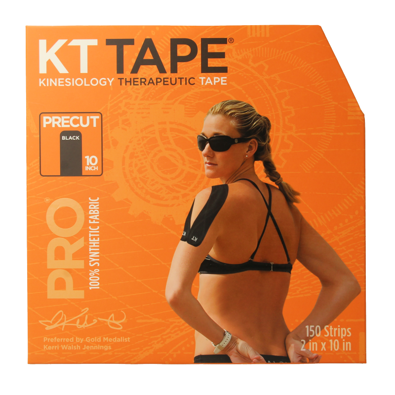KT Tape Jumbo pro roll 38 meter 150 strips zwart precut 1 Stuks