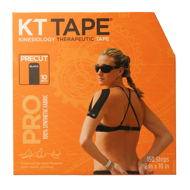 KT Tape Jumbo pro roll 38 meter 150 strips zwart precut 1 Stuks