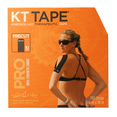 KT Tape Jumbo pro roll 38 meter 150 strips zwart precut 1 Stuks