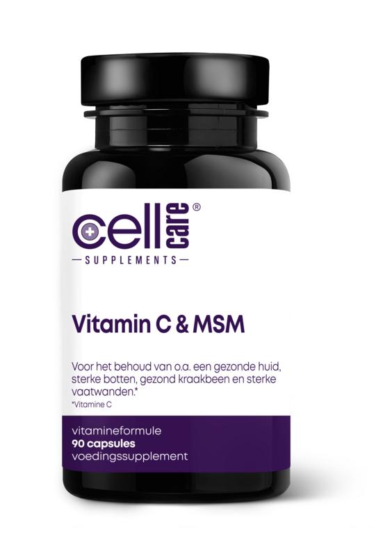 CellCare Vitamin C & MSM 90 Vegetarische capsules